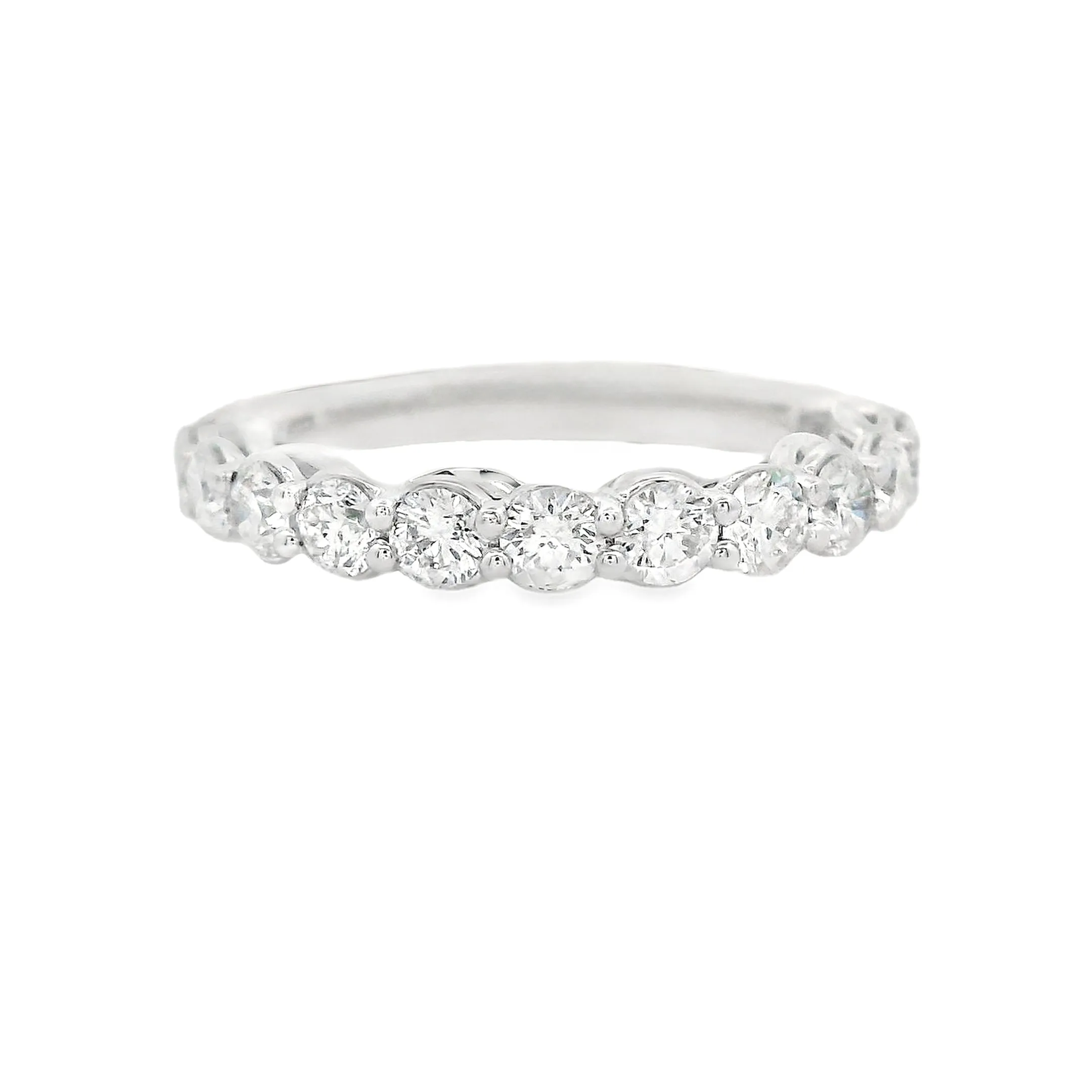 1.00ct 14k White Gold Diamond Band