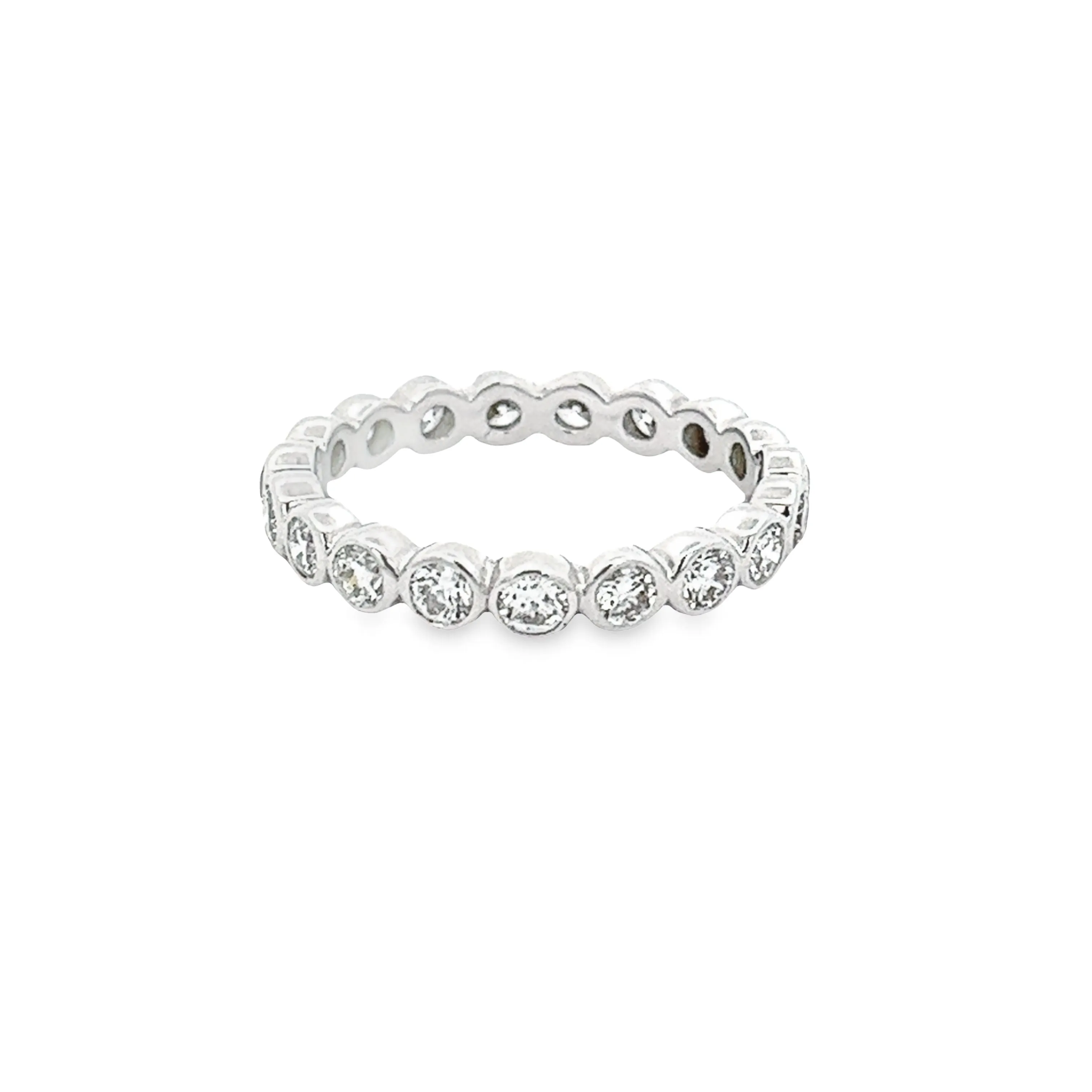 1.24ct 18k White Gold Diamond Eternity Band