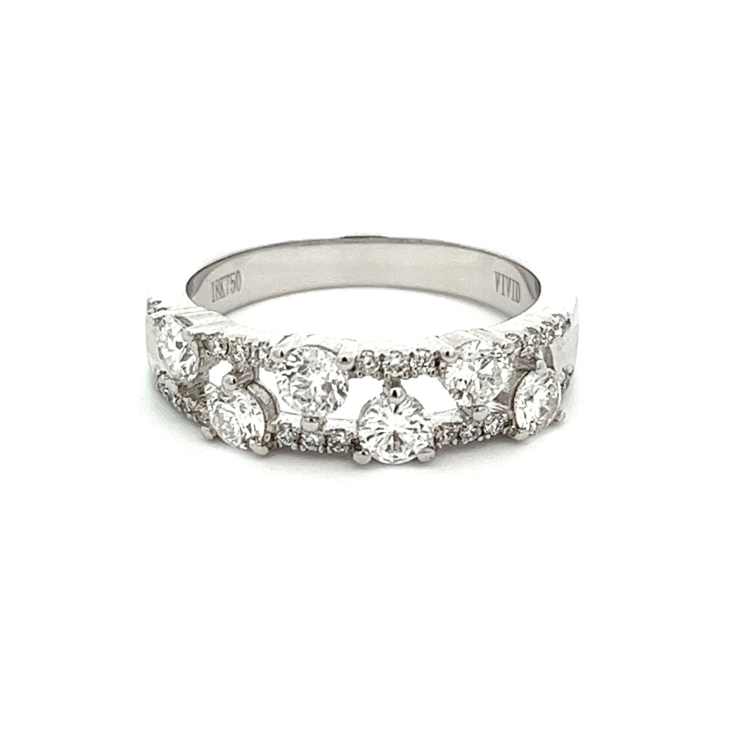 .14ct 18k White Gold Diamond Band