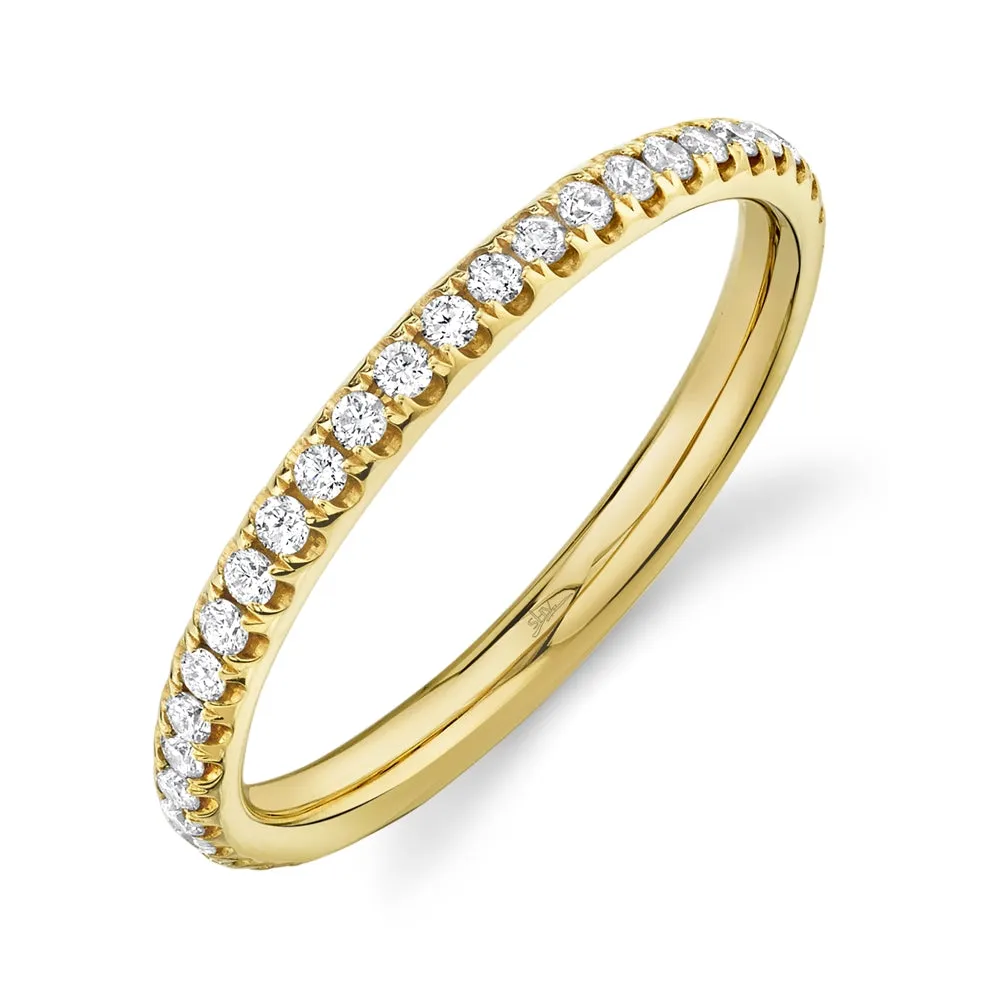 14k Rose Gold Diamond Eternity Band