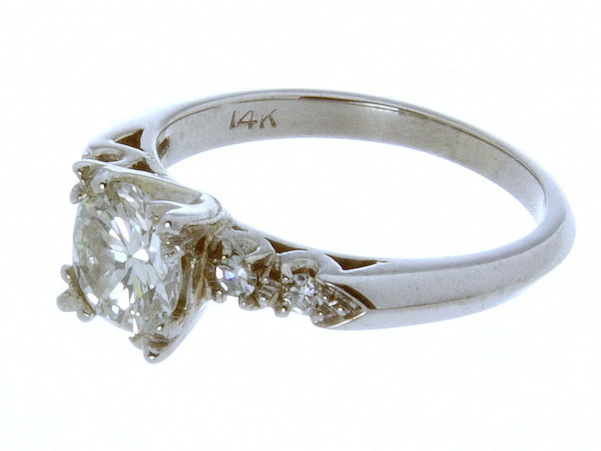 1950s 1.10ct Diamond Engagement Ring