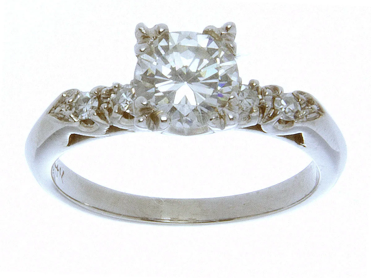 1950s 1.10ct Diamond Engagement Ring