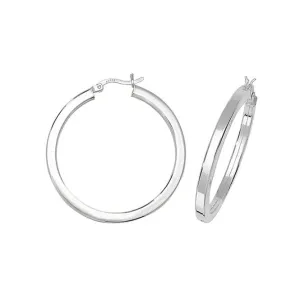 Acotis Silver Hoop Earrings G5730