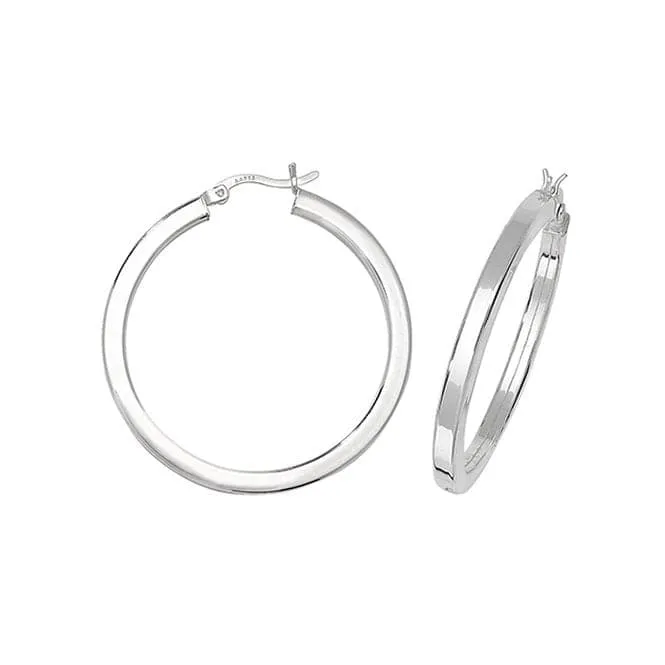 Acotis Silver Hoop Earrings G5730