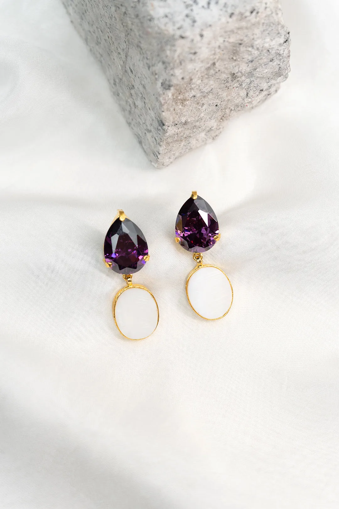 Amethyst Colin Earrings