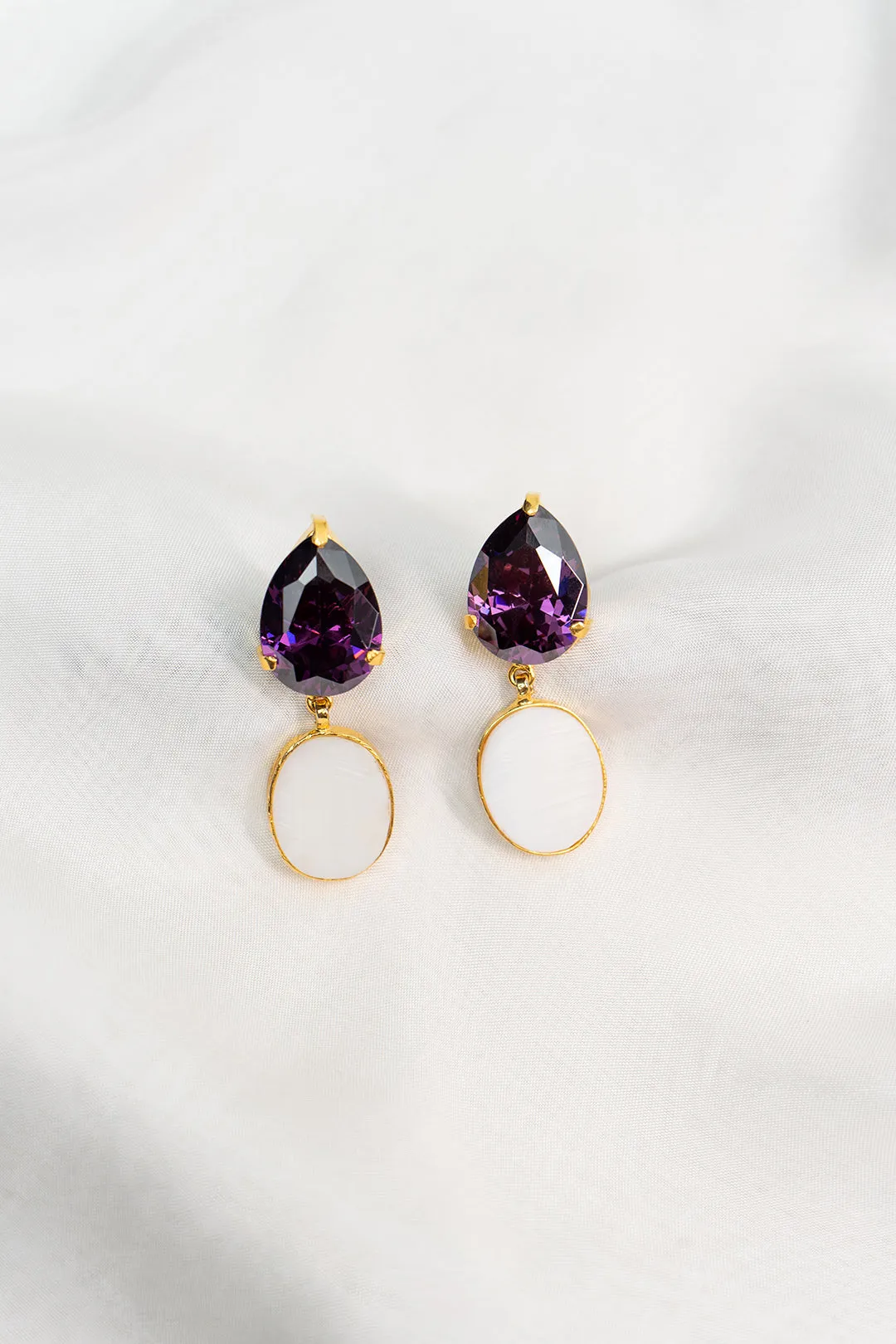 Amethyst Colin Earrings