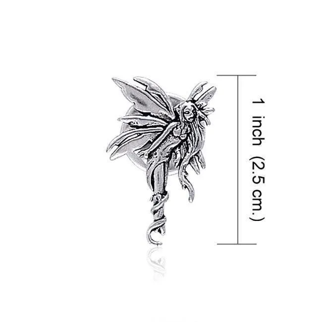 Amy Brown Firefly Fairy Sterling Silver Tie Tac TTT006