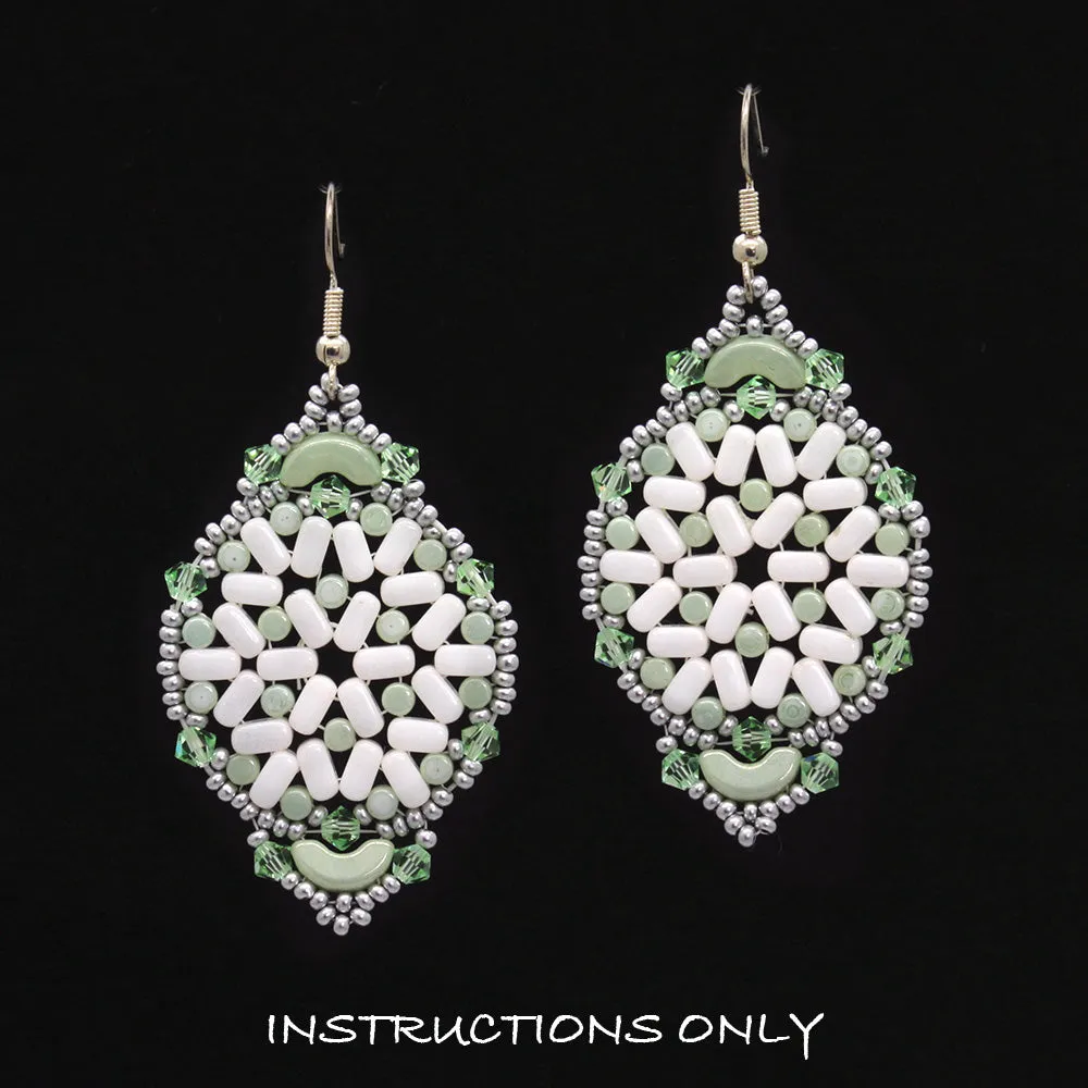 Anusha Earrings Pattern - Downloadable