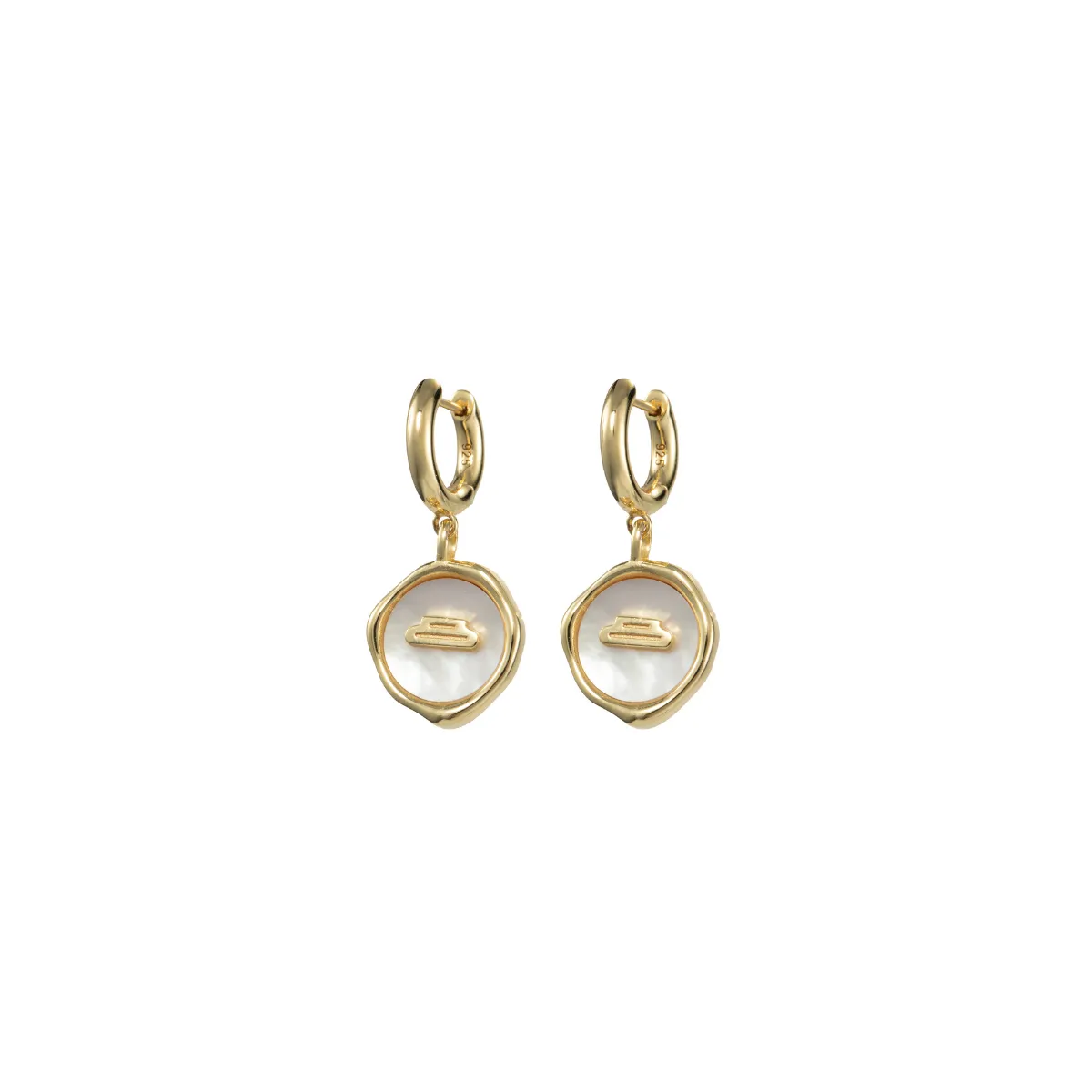 ANVI x FC Earrings Gold