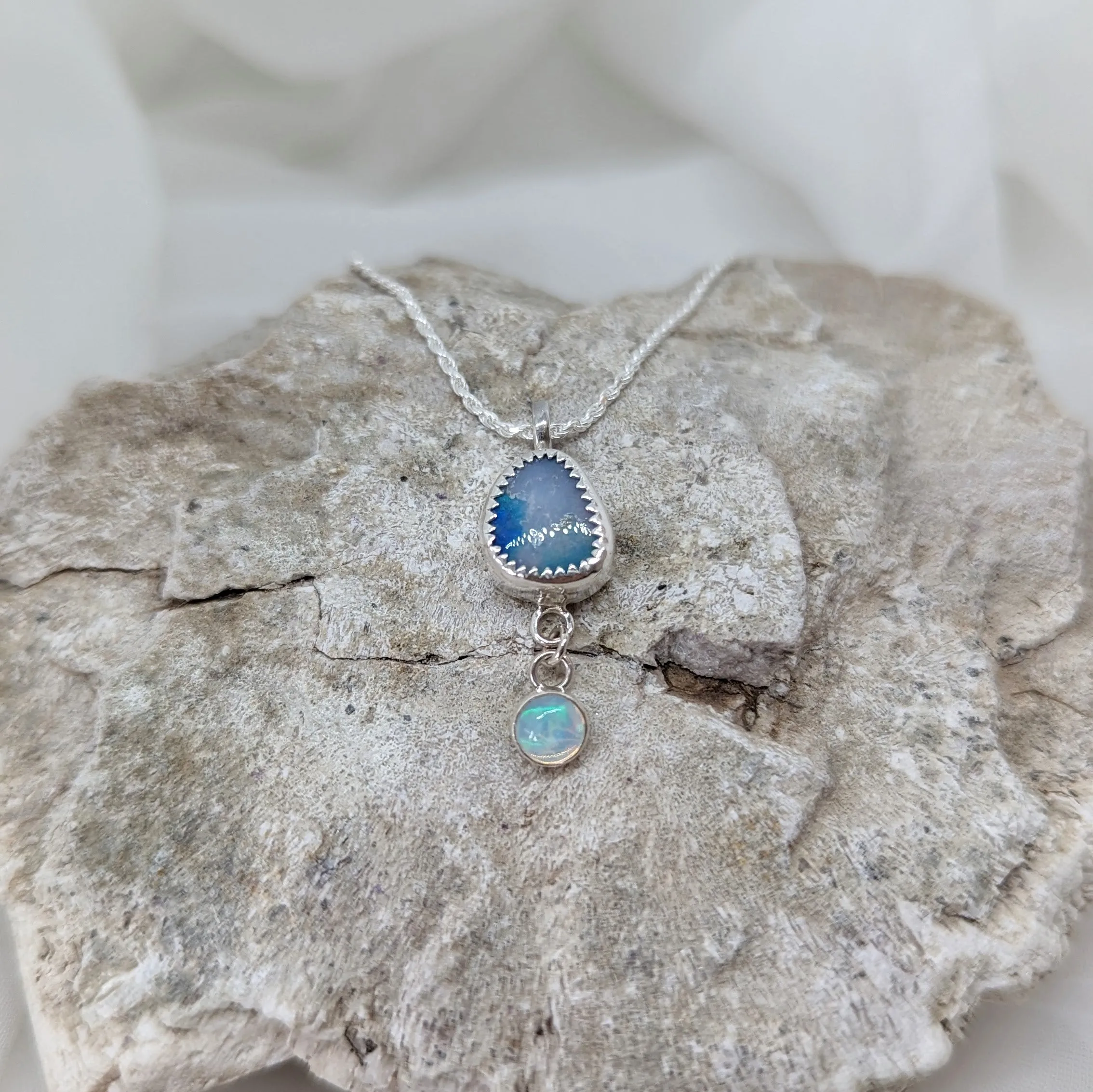 Australian and Ethiopian Opal Necklace