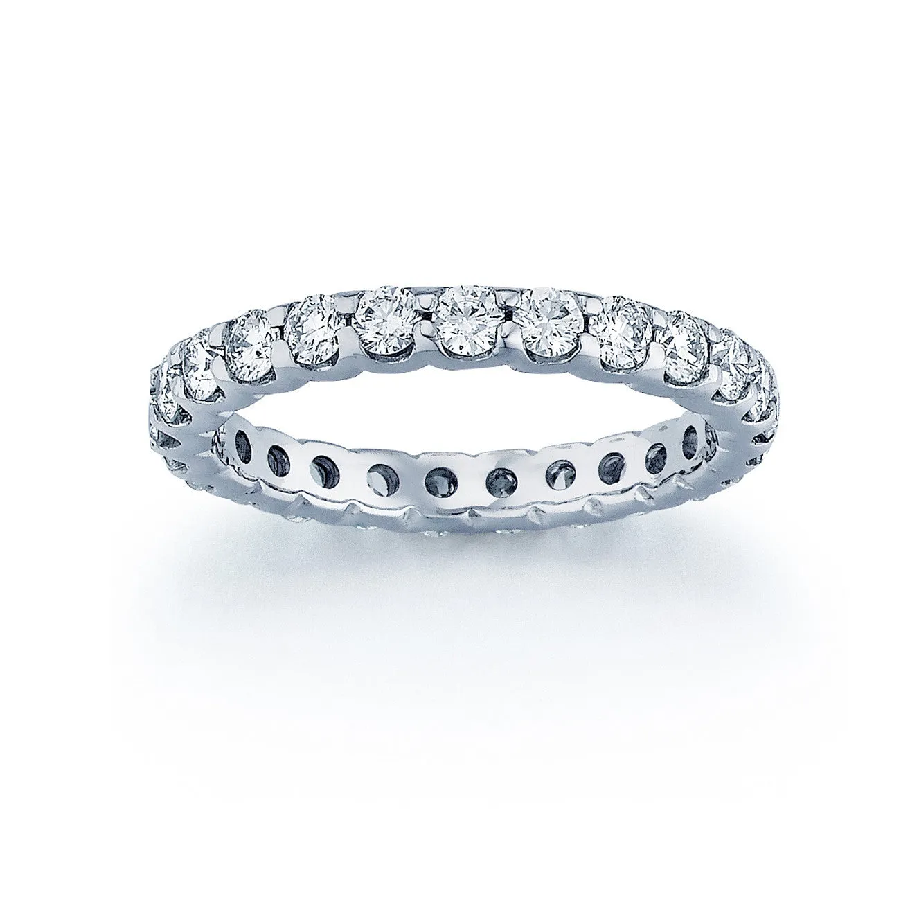 Barmakian Shared Prong Diamond Eternity Band