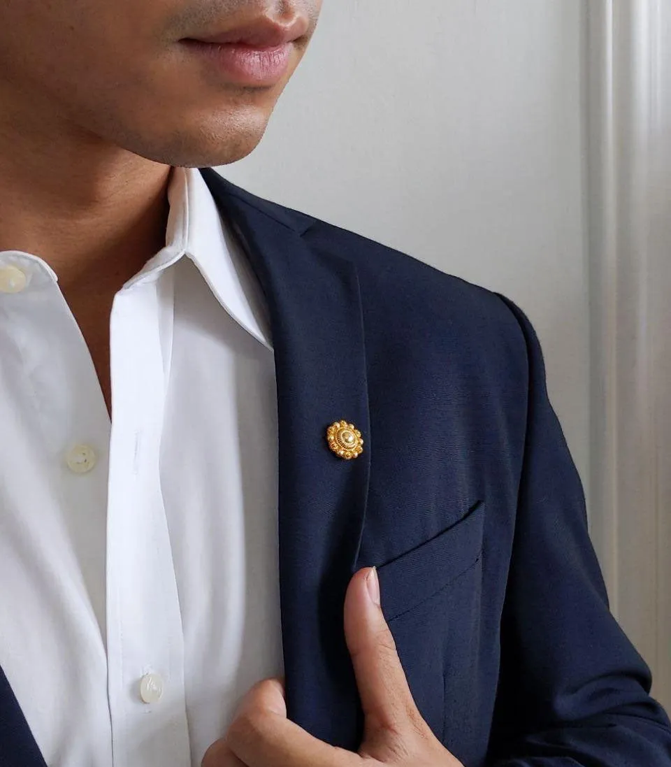 Bernie Suit Lapel Pin