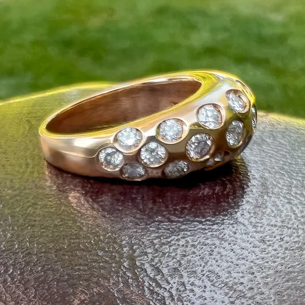 Bombe Diamond Ring