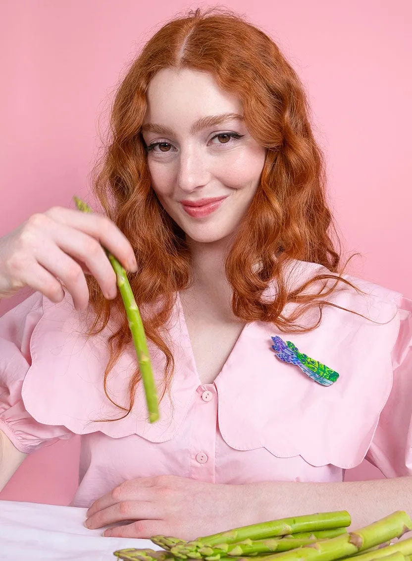 Bunch of Asparagus Brooch