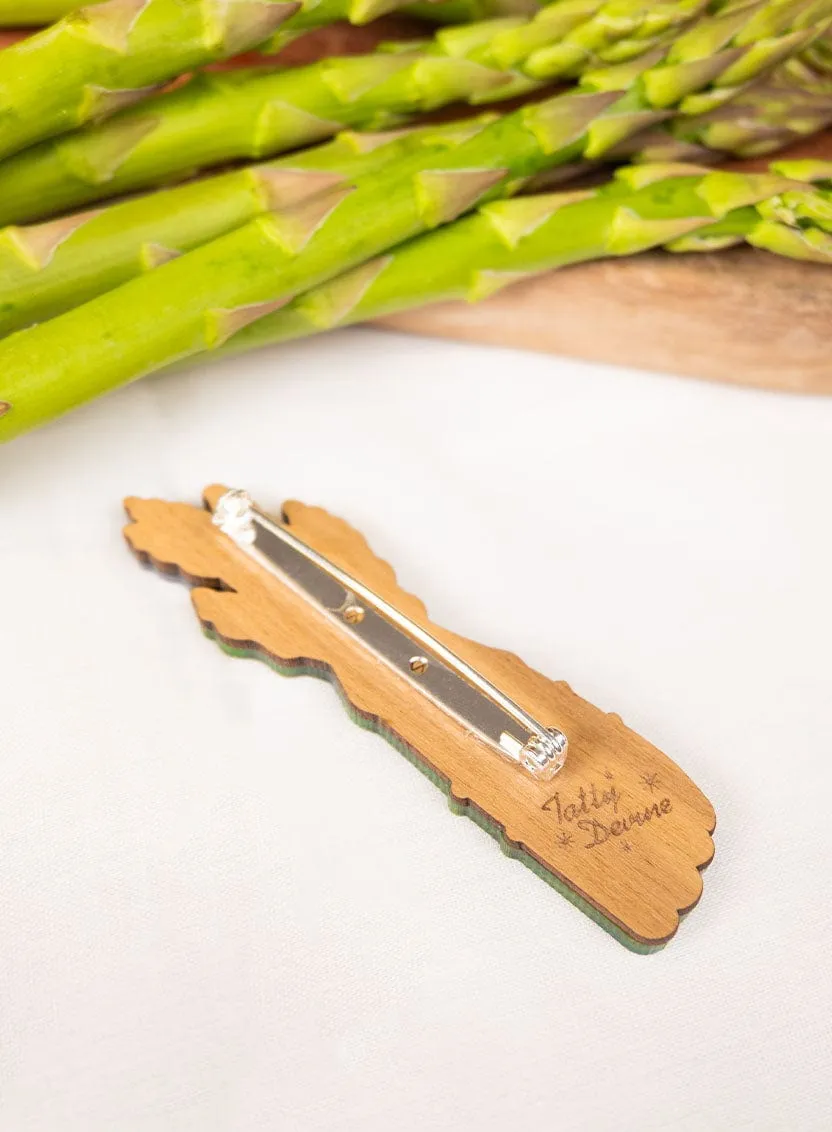 Bunch of Asparagus Brooch