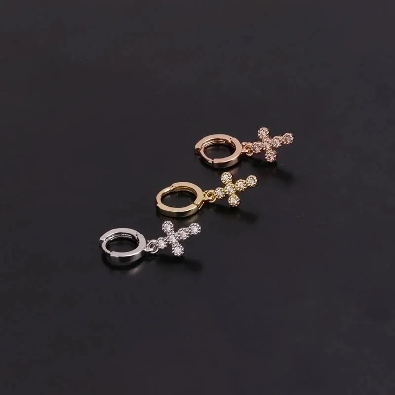 Creative Fashion Flower Piercing Earrings