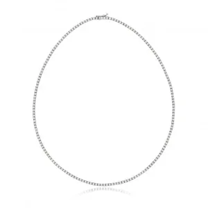 Diamond Jewellery 18ct White Gold Diamond Necklace NDQ808W/FG4