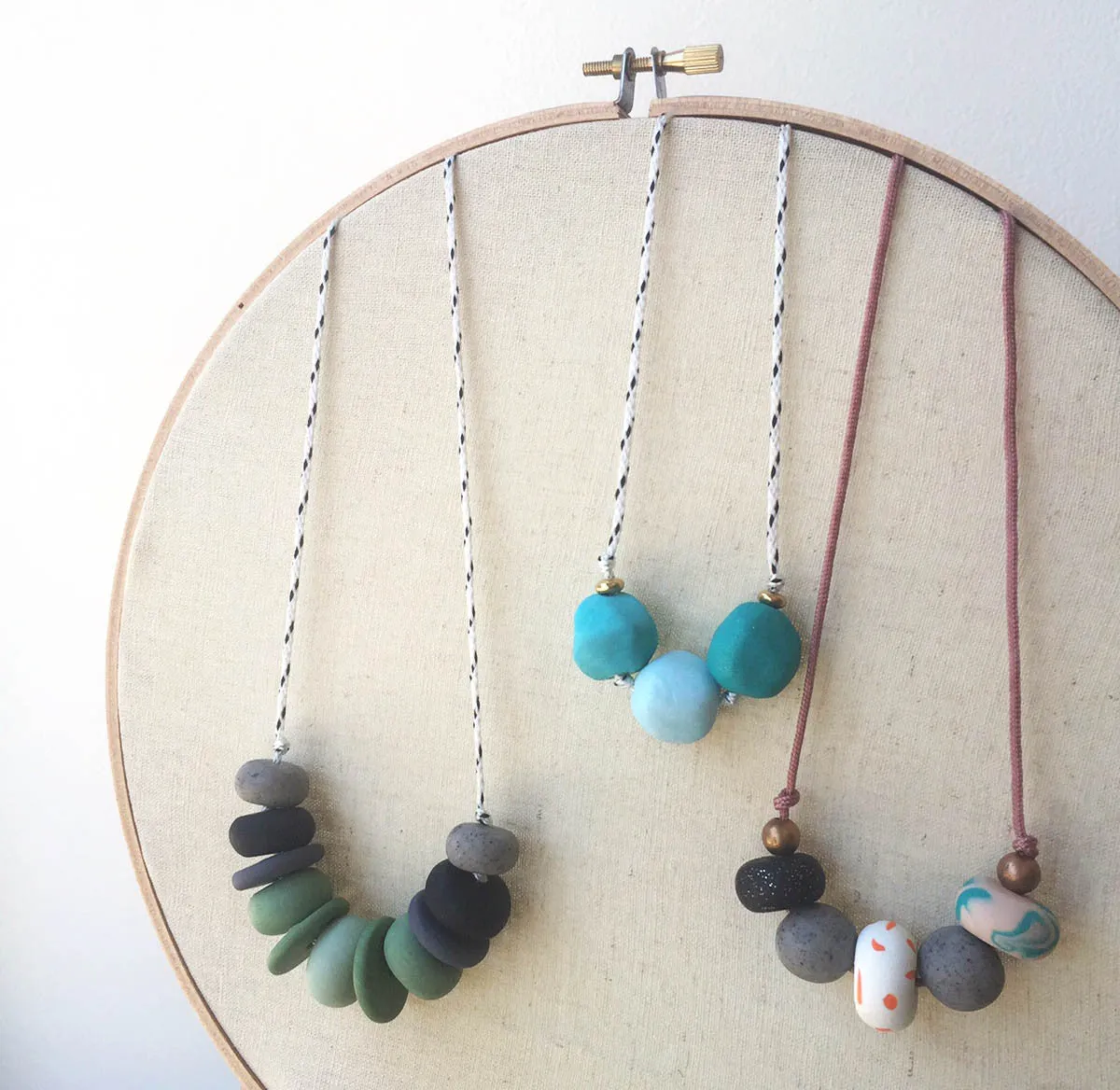 DIY Clay Bead Necklaces