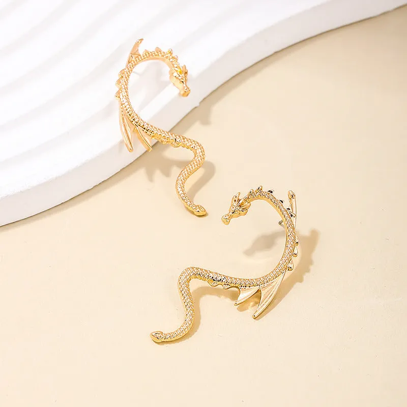 Dragon Sway Retro Earrings - Unique European & American Style Statement Jewelry