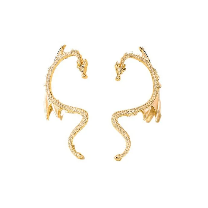 Dragon Sway Retro Earrings - Unique European & American Style Statement Jewelry