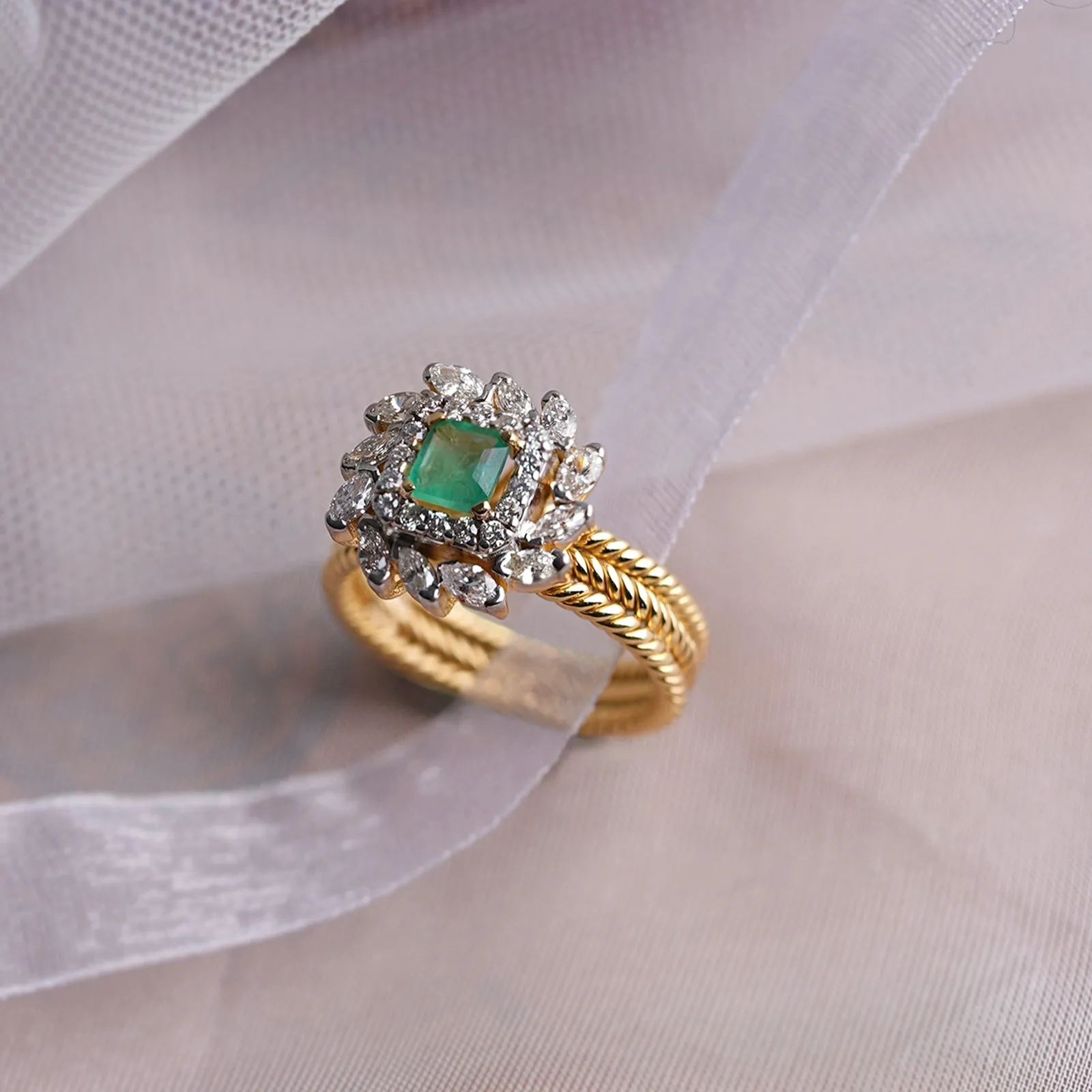 Eden Emerald Ring