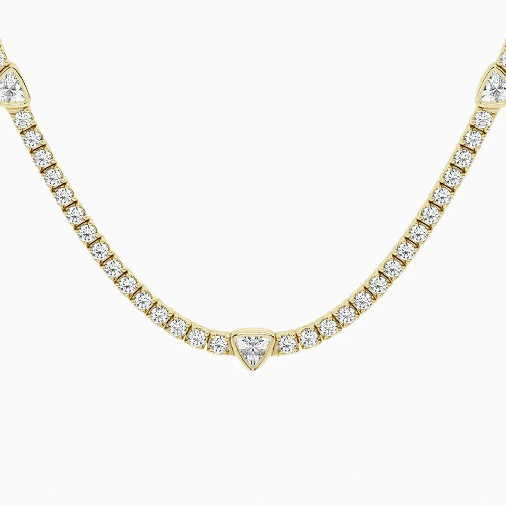 Empowering 8.7ct Trillion Necklace