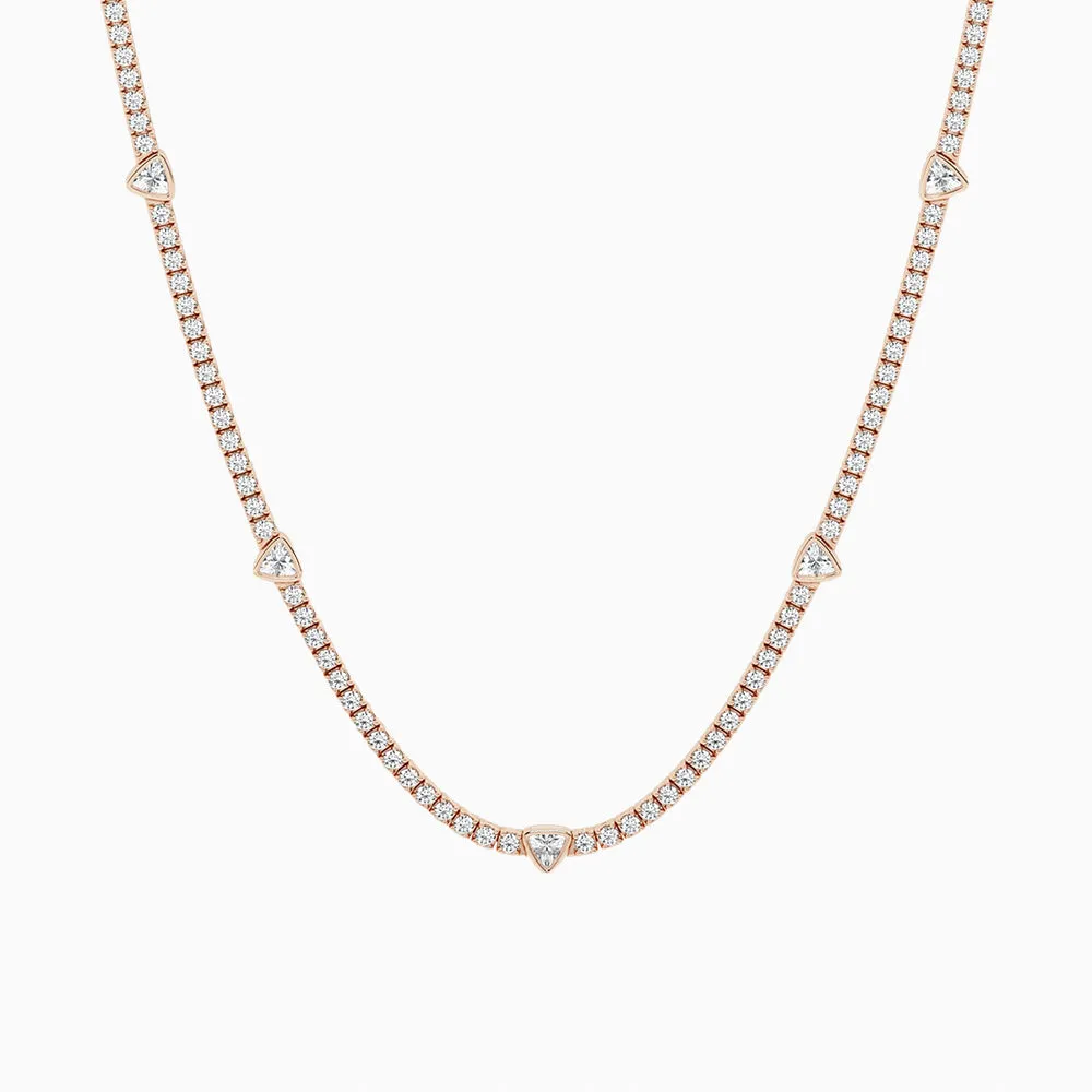 Empowering 8.7ct Trillion Necklace