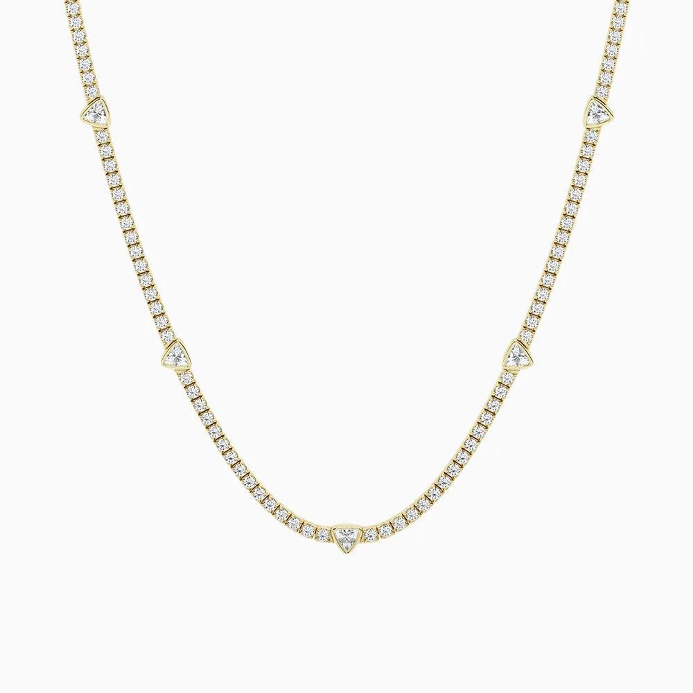 Empowering 8.7ct Trillion Necklace