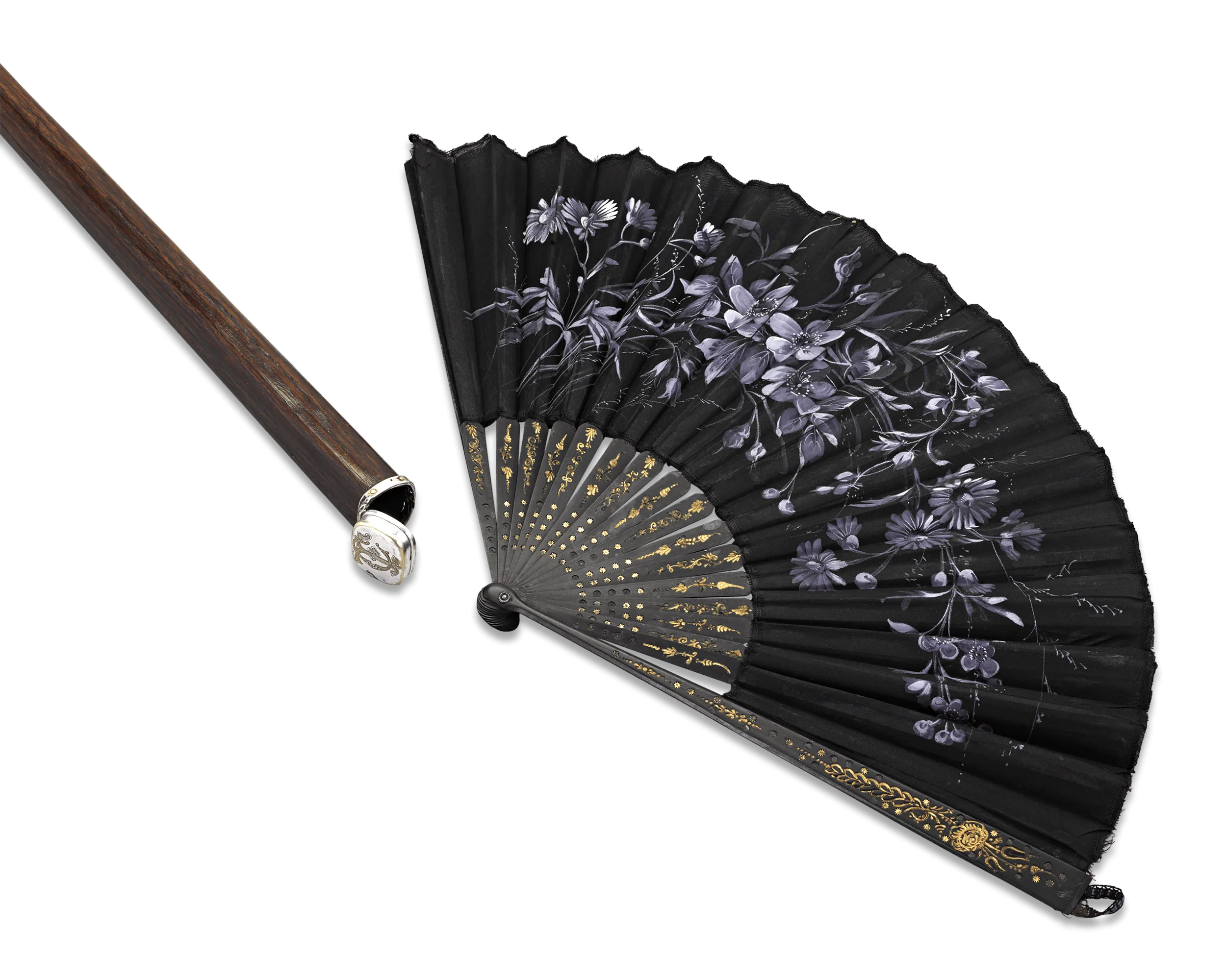 English Ladies' Fan Cane