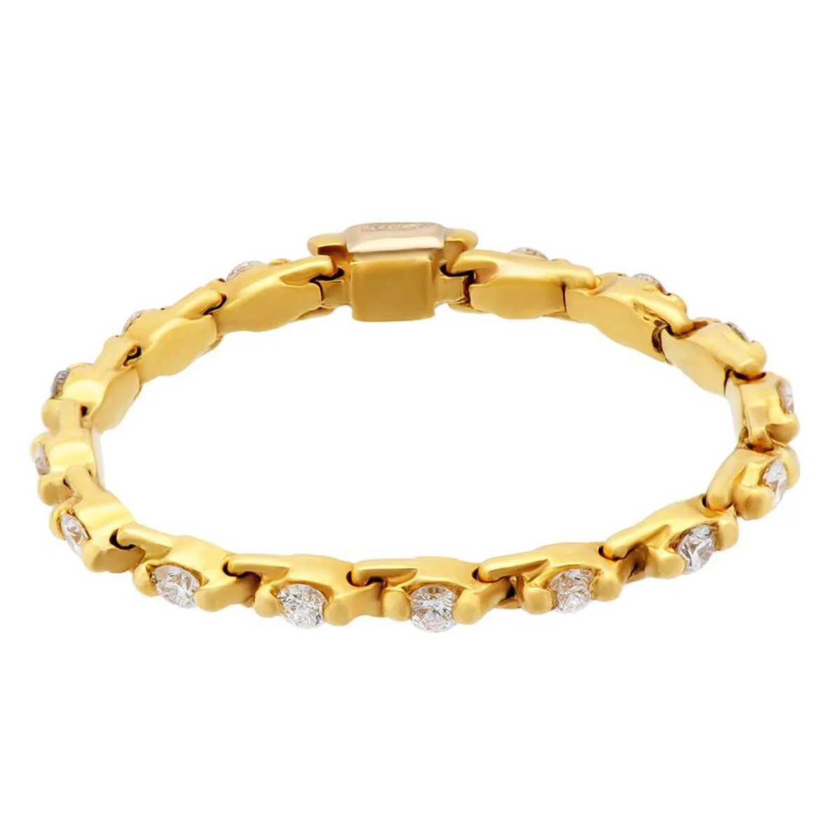 Estate Yellow Gold Diamond Eternity Ring