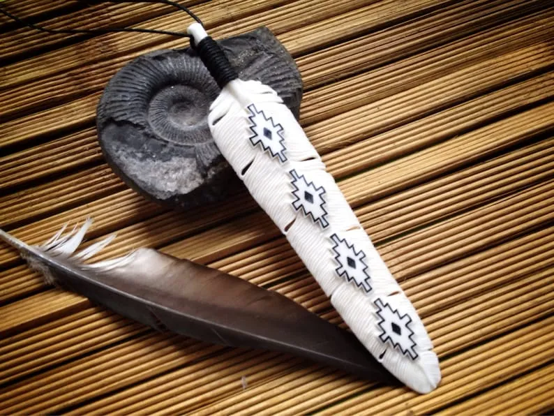 Feather Tribe Unisex Chakana Necklace