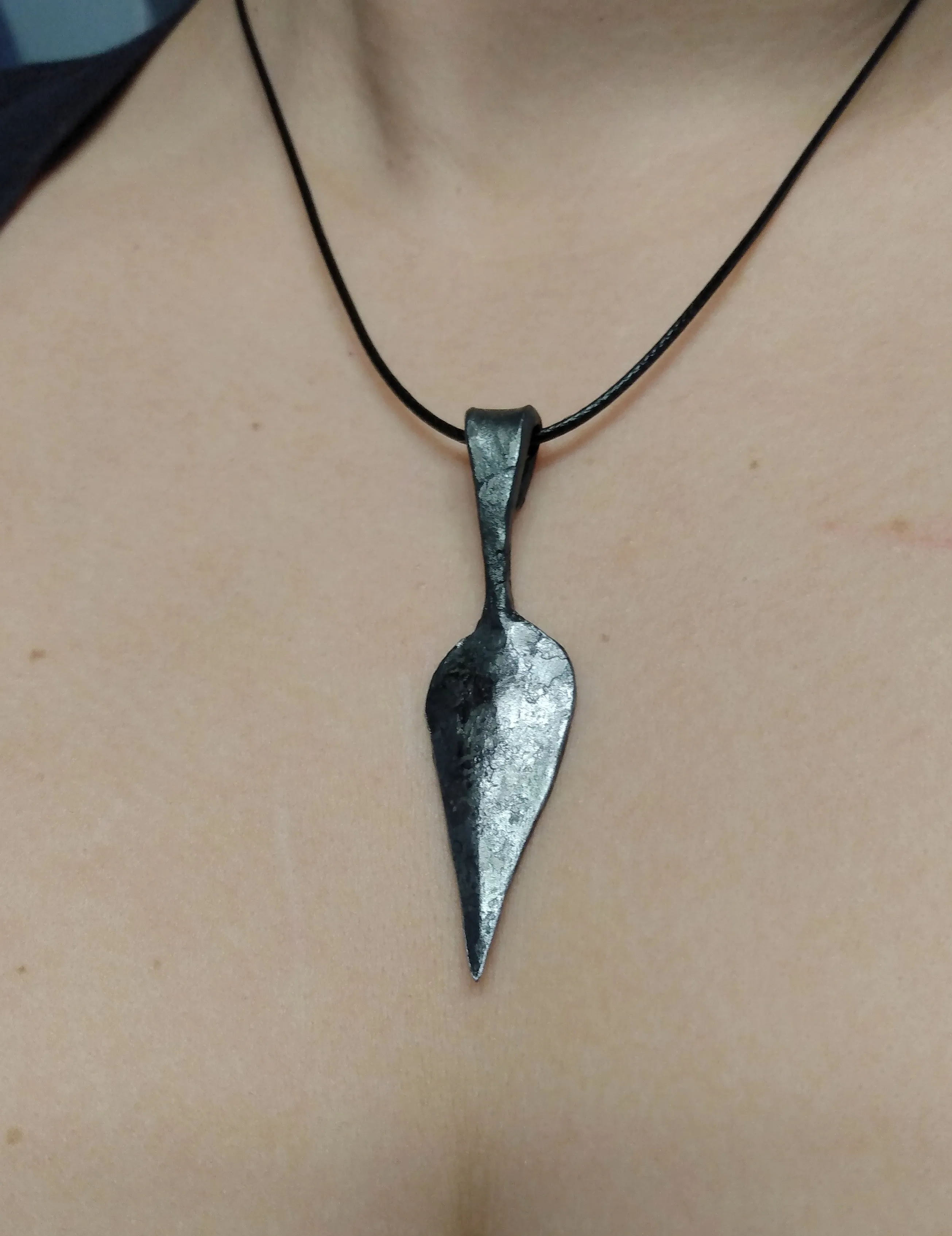 Forged Arrowhead Pendant