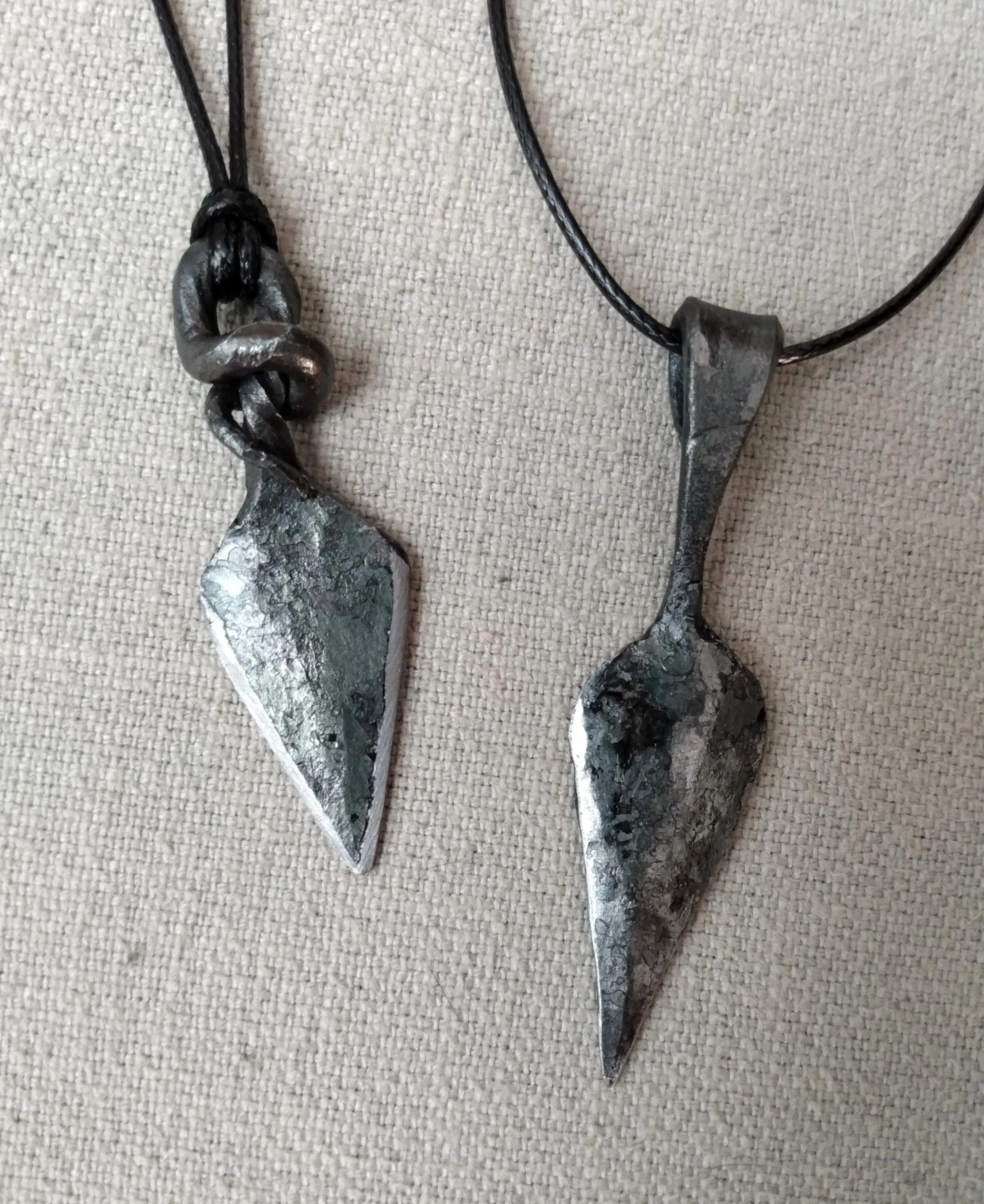 Forged Arrowhead Pendant