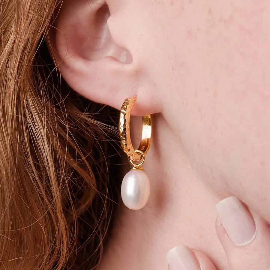 Grecian Pearl Drop Earrings