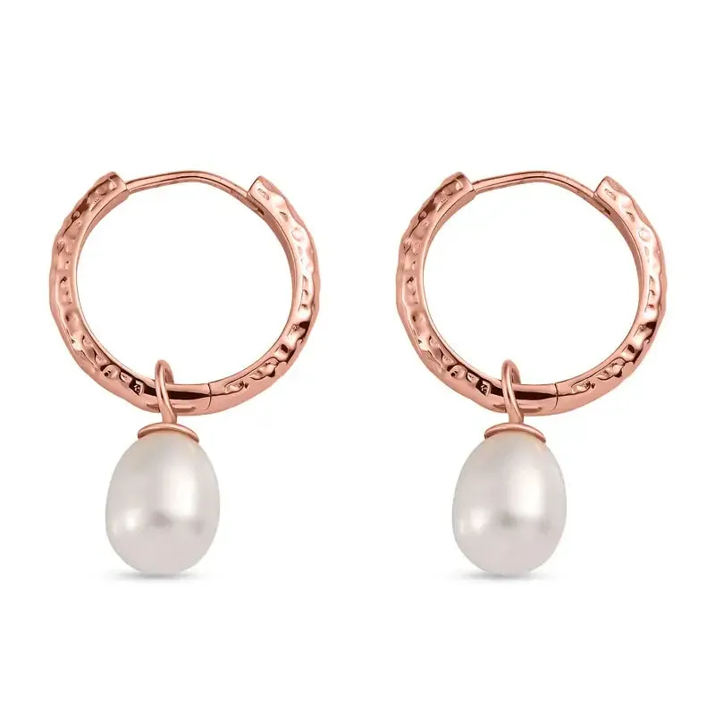 Grecian Pearl Drop Earrings