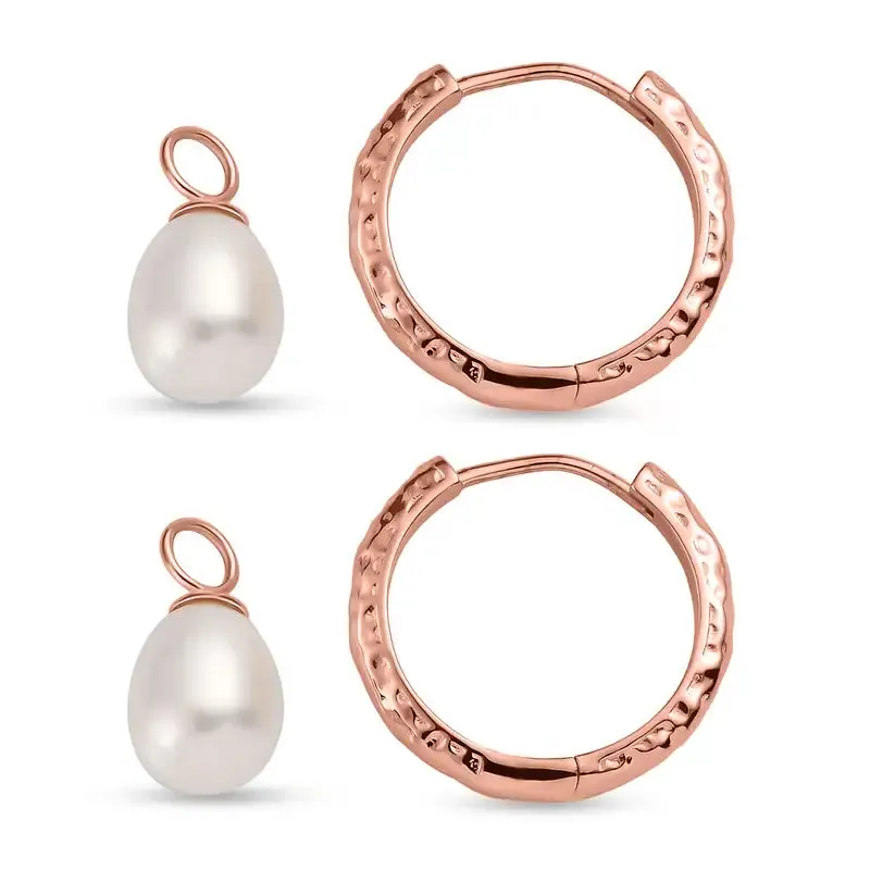 Grecian Pearl Drop Earrings