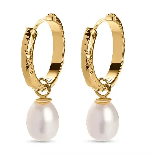 Grecian Pearl Drop Earrings