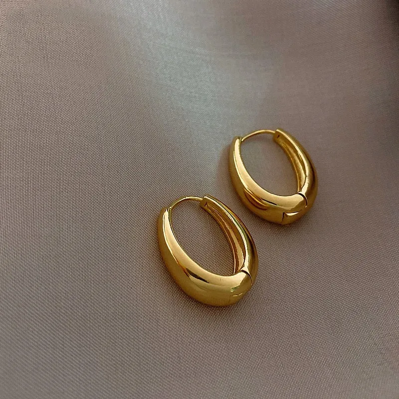 Hoop Earrings.
- Korean Jewelry 
- Daily Wear Earrings