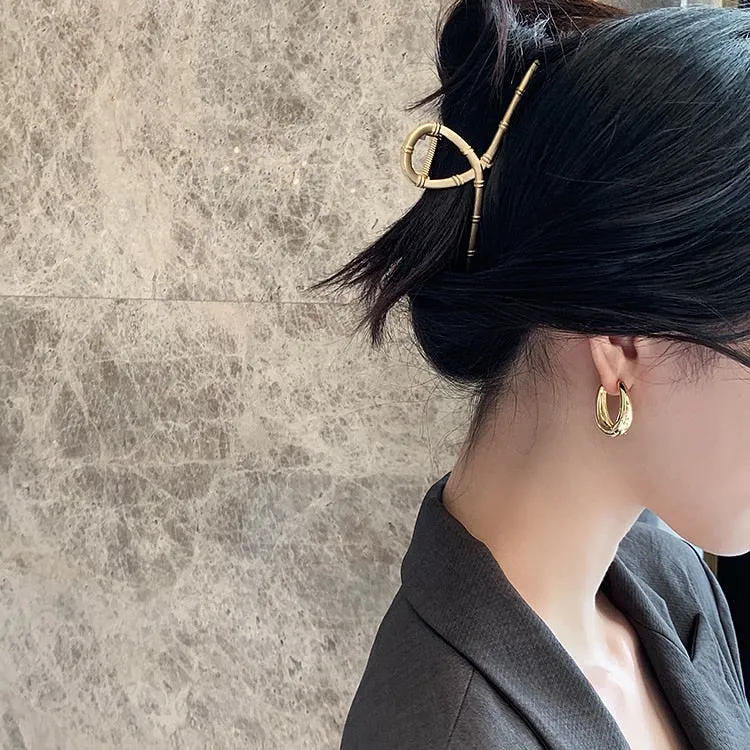 Hoop Earrings.
- Korean Jewelry 
- Daily Wear Earrings