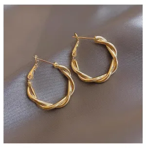 Hoop Earrings.
- Korean Jewelry 
- Daily Wear Earrings