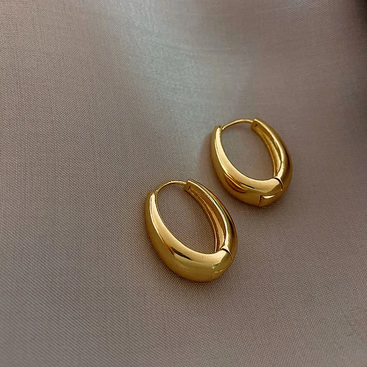 Hoop Earrings.
- Korean Jewelry 
- Daily Wear Earrings