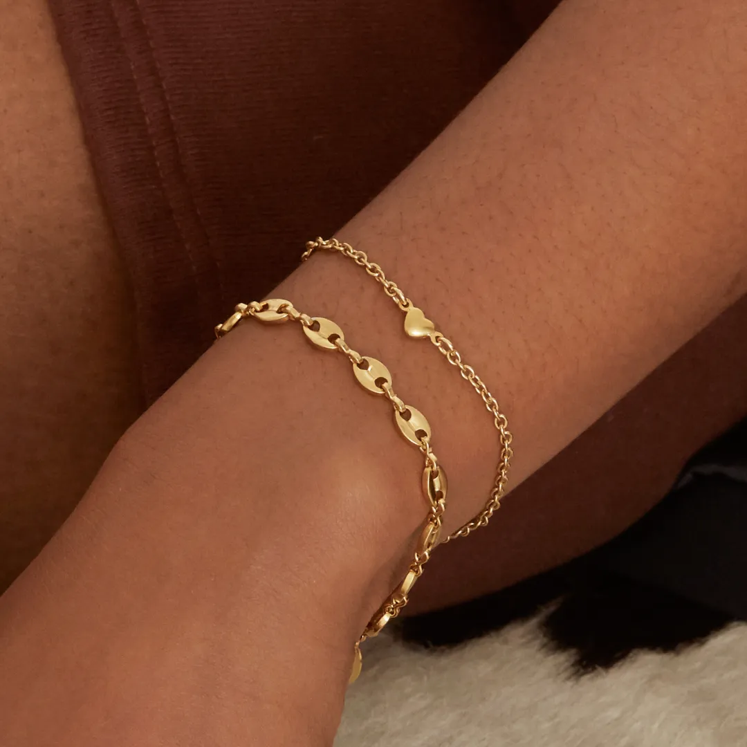 Hopeless Romantic Bracelet - Gold