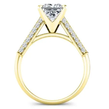 Iberis - Princess Moissanite Engagement Ring