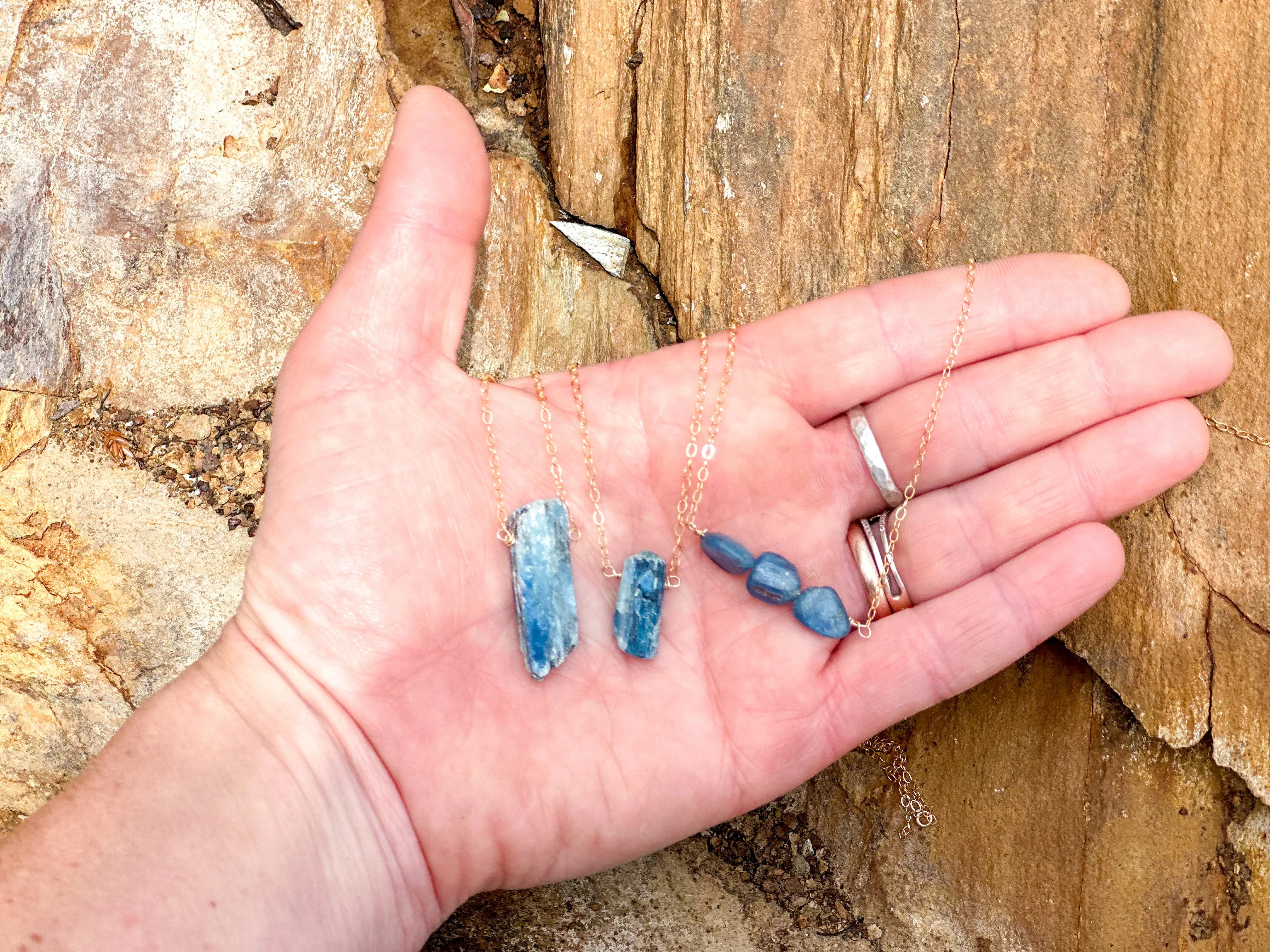 Kyanite Point Necklace