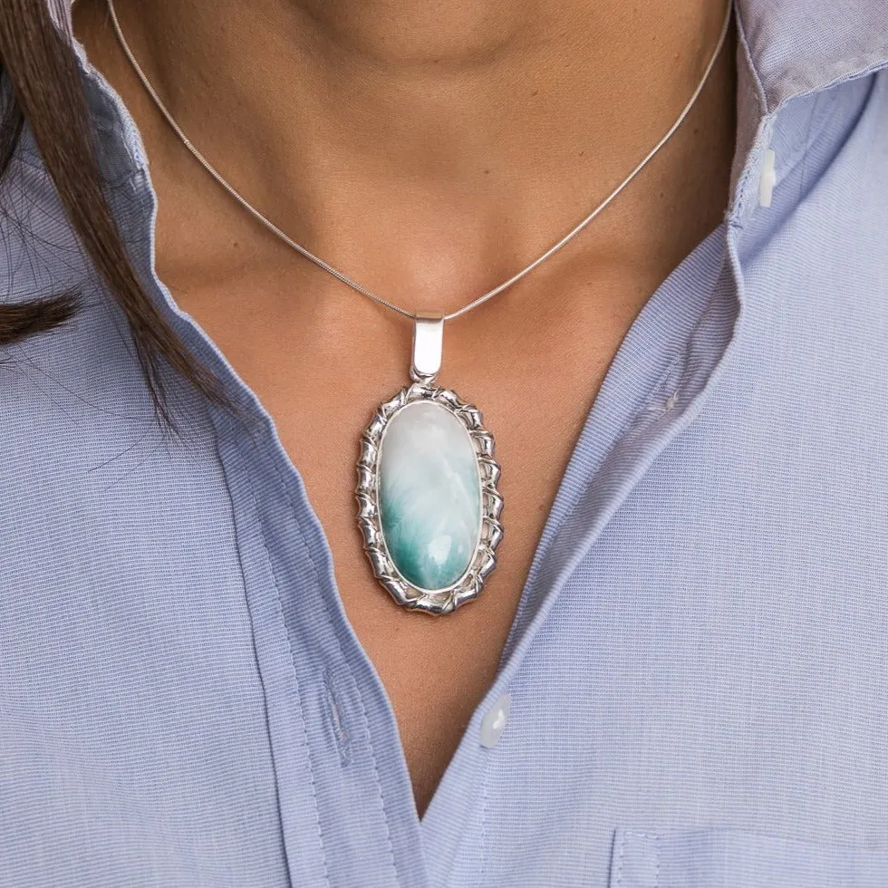 Larimar Pendant CLOUD XVI