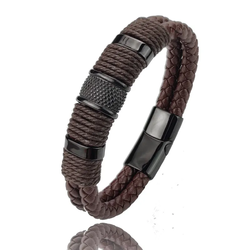 Men Stone Bead Bracelet