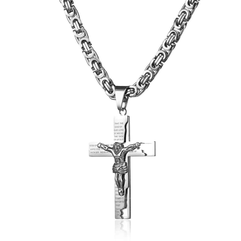 Men's Christian Necklace <br> Risen