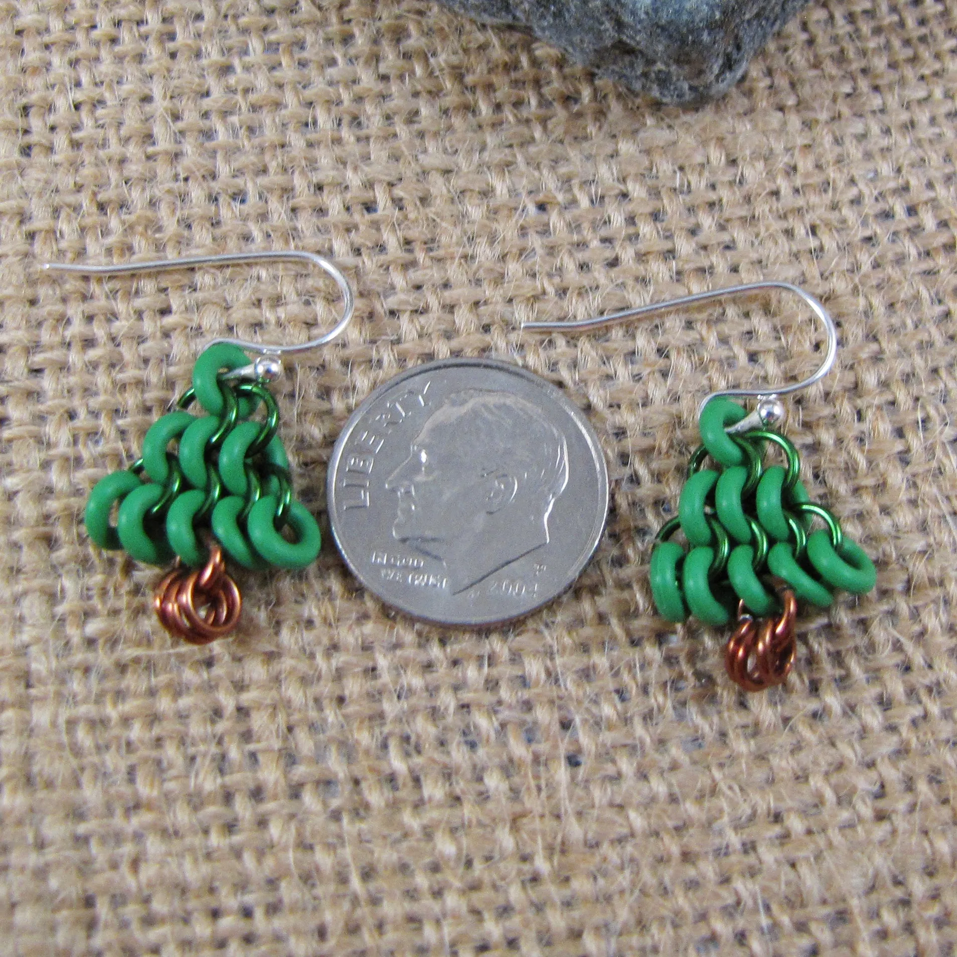 Mini Euro 4 in 1 Tree Earrings Mini Kit - Green and Brown