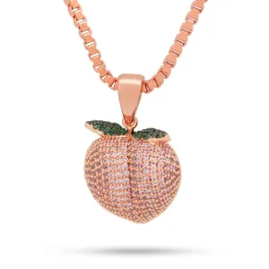 Mini Peach Emoji Necklace