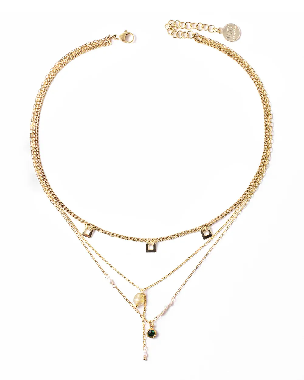 Muzo Necklace in Gold